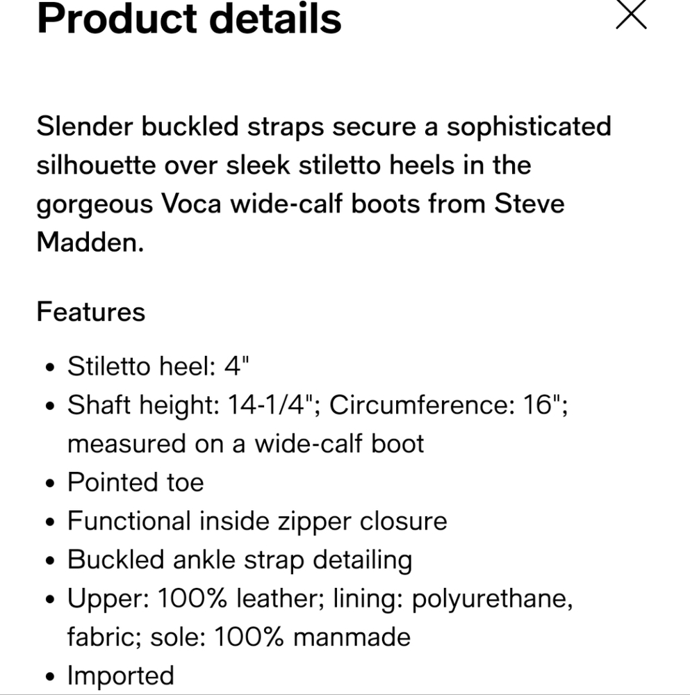 Steve Madden Voca Black Knee-High Women's Boots - Picture 10 of 11